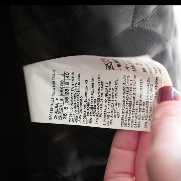 SportMax-CODE Leather Poplin Jacket XS/ SZ0 - Picture 3 of 8